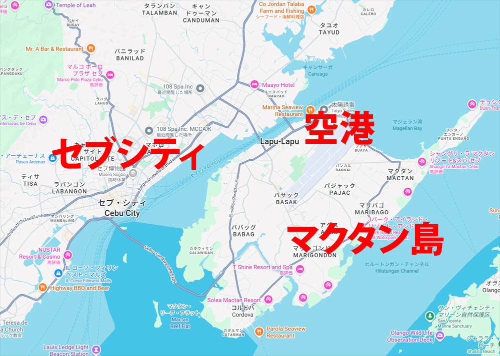 セブ島マップ